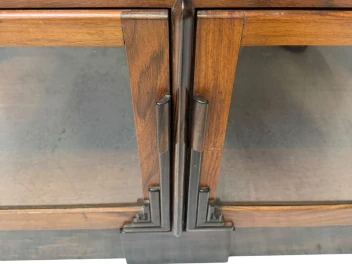 Art Deco Amsterdamse School Display Cabinet, 1920s